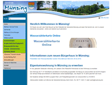 Tablet Screenshot of muensing.de